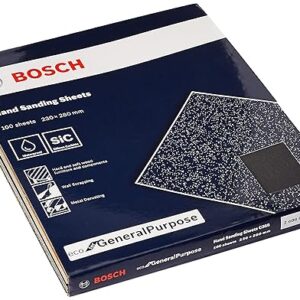 Bosch Professional Hand Sanding Sheet For General Purpose, 230 X 280 Mm Grit 400, Pack of 100