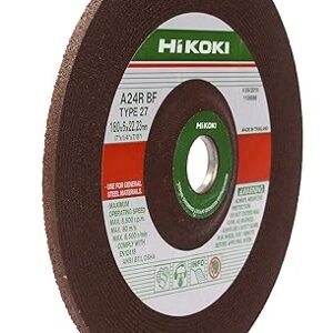 HiKOKI 701070A 7 inch Grinding Wheel, Black (10 Pieces)