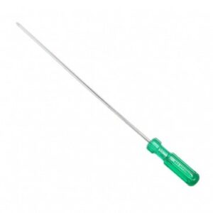 Taparia 725 Steel (8.0 x 1.2mm) Flat Tip Screw Driver (Green and Silver)