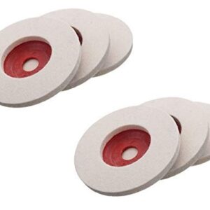 Xtra-Power 6 Pcs 100Mm 4 Inch Wool Buffing Angle Grinder Wheel Felt Polishing Disc Pad