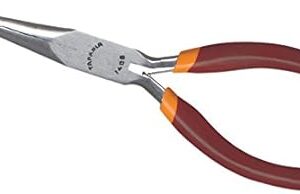 Taparia 1408 Long Needle Nose Mini Plier (Silver,Brown)