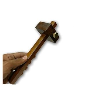 KROST Wood Gauge Used Prior to Sawing, Chiseling and Cutting (Brown) 6″