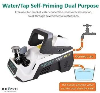 KROST 2500 Watt, Pressure 220 BAR Washer High Pressure Pump, Flow Rate 10L/Min, Heavy Duty Deep-Cleaner Washing Machine for Cars, Bikes, Floor & Home | Copper Winding (Pressure Washer) - Image 7