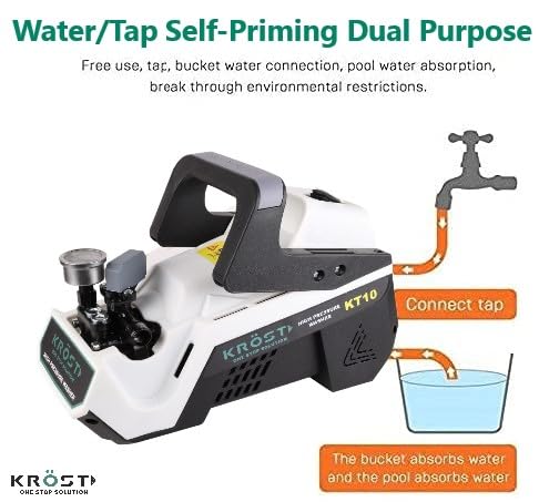 KROST 2500 Watt, Pressure 220 BAR Washer High Pressure Pump with 25mtr Pipe,Heavy Duty Deep-Cleaner Washing Machine for Cars, Bikes, Floor & Home | Copper Winding (Pressure Washer with 75FT Pipe) - Image 6