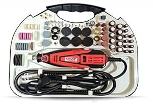 KROST 211pcs Rotary Tool Die Grinder DIY Crafts Accessory Kit for Precision Work (Blue)
