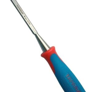 TAPARIA WCB08 Steel (08mm) Bevelled Edge Chisel (Blue and Silver) Bevel Chisel Set