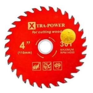Xtra Power TCT Saw Blade | Wood Cutting Blade 4 Inch (Pack of 5 Pcs) (40 Teeth)