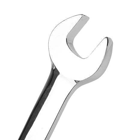 KROST TCr Chromium Stainless Steel Reversible Ratcheting Wrench Ratchet Socket Hand Spanner Nut Tool, 17mm, Silver - Image 4