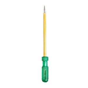 Taparia 827 I Steel (8.0 x 1.2mm) Insulated Screw Driver (Yellow and Silver)