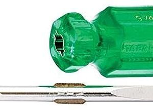 Taparia 974 Steel Two in One Stubby Screw Driver (Green and Silver)