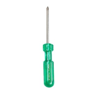 Taparia P5 861 75 Steel Tip No. 1 Philips Screw Driver (Green and Silver)