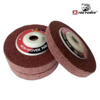 Xtra Power Non Wovan 4 inch Pad for Steel and Metal (Set of 10 Pcs)