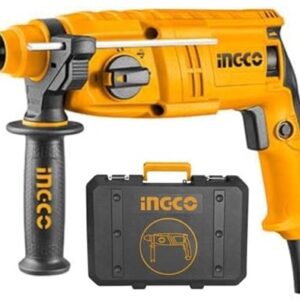 INGCO TOOLS MASTER 22MM ROTARY HAMMER DRILL MACHINE HEAVY DUTY DURABLE QUALITY TOOLS MASTER 22MM ROTARY HAMMER DRILL MACHINE HEAVY DUTY DURABLE QUALITY Rotary Hammer Drill (22 mm Chuck Size 650 W), yellow;black