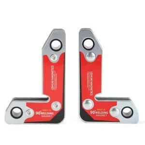 KROST 2pc Magnetic Welding Holder Clamps Arrow Type Square,30 60 90 Angles Magnetic Clamp, Welding Magnet.