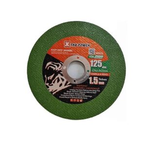 XTRA POWER GREEN METAL CUTTING WHEEL 5 INCH 125X22X1.5 MM Pack -10 pcs