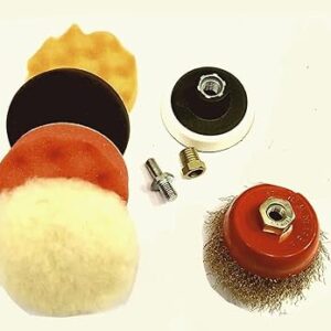 Krost Exclusive 3″ POLISHING,Buffing KIT Combo with Assorted POLISHING Accessories for Cars and Motorbikes