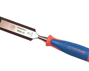 Taparia WCB32 Steel (32mm) Bevelled Edge Chisel (Blue and Silver)