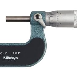 Mitutoyo 126-137, 0-1″ X .001″ Screw Thread Micrometer, Ratchet