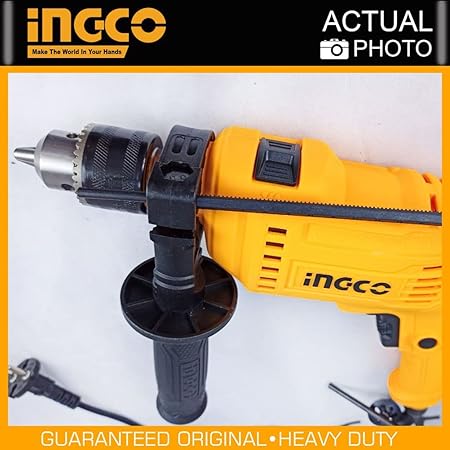 INGCO Drilling Machine Kit, 115 Pcs Tools Set, Drill Tool Kits HKTHP11151,Heavy Duty Impact Drill Machine, 1 Pcs 680W Impact Drill (ID6808),220-240V~50/60Hz,13 millimeters key chuck - Image 4