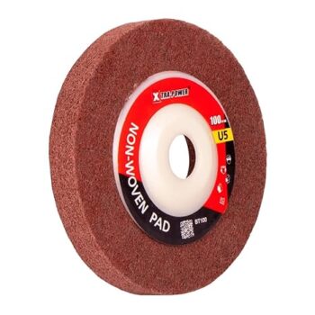 Xtra Power Non Wovan 4 inch Pad for Steel and Metal (Set of 10 Pcs)
