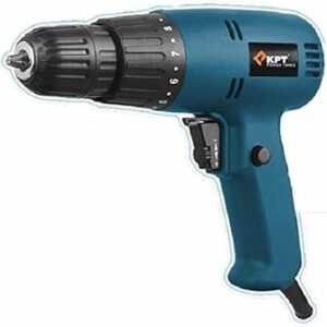 KPT 550W 10mm Plain Drill Machine, Forward | Reverse with Variable Speed Control Cordless Drill (Blue)
