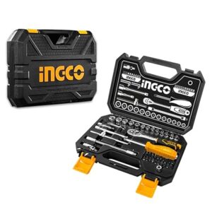 Ingco Socket Set 25Pcs 1/2″, Tool Kit Tool Kit for Home Use Spanner Wrench Set