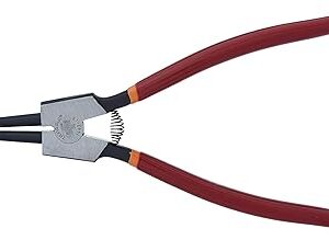 Taparia 1443-13 Steel (320mm) External Straight Nose Circlip Plier (Red and Black)