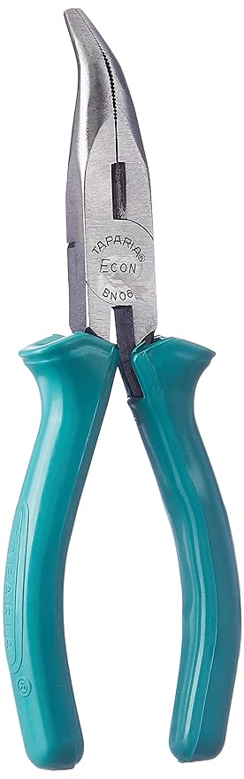 Taparia BN-06 Steel (165mm) Bent Nose Econ Plier (Green and Silver)