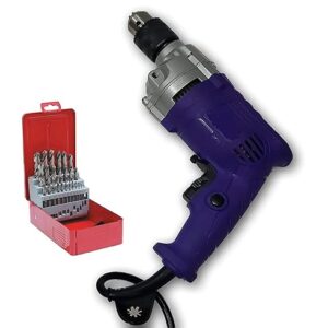 KROST 27 Pcs Kit Electric Simple 13mm Combo Drill Machine With Free 26pcs Drill Bit Set