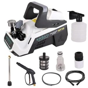 KROST 2500 Watt, Pressure 220 BAR Washer High Pressure Pump, Flow Rate 10L/Min, Heavy Duty Deep-Cleaner Washing Machine for Cars, Bikes, Floor & Home | Copper Winding (Pressure Washer)