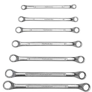 Taparia 1810 10-Piecess Ring Spanner Set, Box End