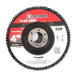 KROST High Density 4″, 100 Mm, Flap/polishing Disc for Angle Grinders, Grit 60, Pack of 5