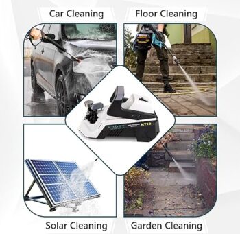 KROST 2500 Watt, Pressure 220 BAR Washer High Pressure Pump, Flow Rate 10L/Min, Heavy Duty Deep-Cleaner Washing Machine for Cars, Bikes, Floor & Home | Copper Winding (Pressure Washer) - Image 6