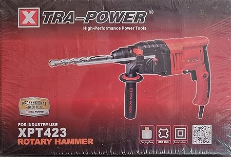 Xtra Power Rotary Hammer Drill 22MM 600W XPT423 RED and Black 1400RPM - Image 5