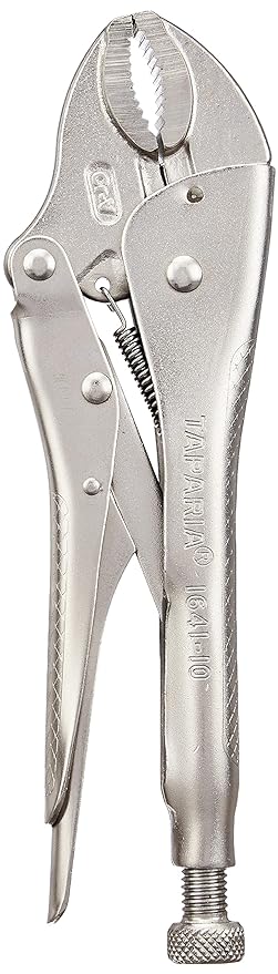 Taparia 1641-10 / 1641N-10 inch 250 mm Curved Jaw Locking Pliers mole Wrench Vise vice Grip - Image 3