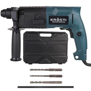 KROST 20mm Rotary Hammer Drill with Forward/Reverse Drilling Action for Drilling in Masonry Walls & Concrete