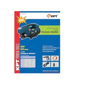 KPT- authorized dealer  KPW1400, 130 BAR HIGH Pressure Washer