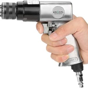 KROST 10mm Air Drill Machine, Pneumatic Drill Machine, Chuck Capacity Reversible Drill Machine (10mm)