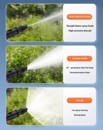 KROST 21V Portable Cordless Pressure Washer, High Pressure Car Washer, Suitable for Car Washing Gardening Fences Siding - Image 8