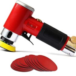 KROST PRO 7″ Car Polisher Machine Combo With Backup Pad And Wool Buffing Pad Double Insulated With Speed Adjustment,Copper Winding (KROST PRO)