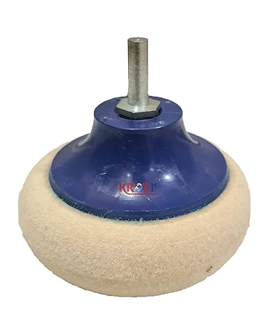 KROST 7" Felt buffing pad wheel disc for polishing stainless steel,metal,marble, glass, ceramic, angle grinder abrasive rotary tool accessory 7"