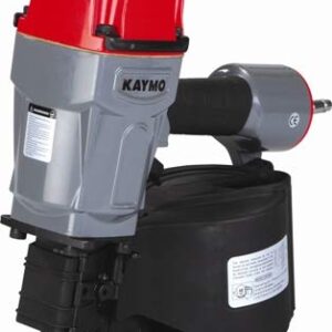 Kaymo ECO-PN3383 Pneumatic Nailer Coil Nailer Gun Grey with Red Machine With 6 Months Manufacturer Warranty.