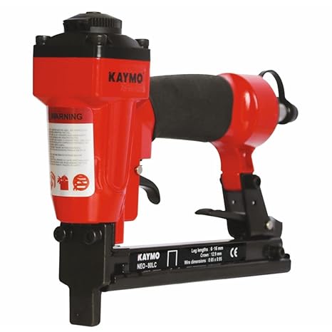 Kaymo Pneumatic Stapler NEO-80LC Red with Black 80 Series 3-16mm