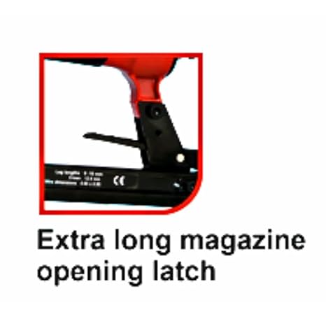 Kaymo Pneumatic Stapler NEO-80LC Red with Black 80 Series 3-16mm - Image 6