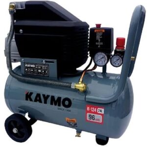 Kaymo Air Compressor K-124 1.5HP Tank 24 Litres Copper wire motor Horse power
