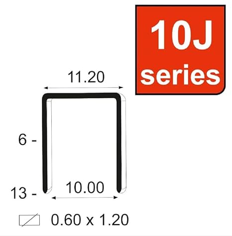Kaymo NEO-PS1013J Air Pneumatic Stapler Red with Black 6mm - 13mm - Image 6