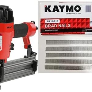Kaymo Pneumatic Brad Nailer (NEO-PB18G50 + Nail F-15MM)