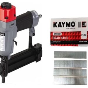 Kaymo Pneumatic Brad Nailer ECO-PB18G50 With 18 Gauge Brad Nails (Brad Nailer ECO-PB18G50 With Nails F-20mm)