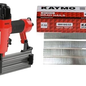 Kaymo Pneumatic Brad Nailer (NEO-PB18G50 + Nail F-32MM)