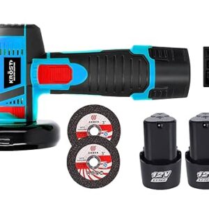 KROST Cordless Mini Angle Grinder Suitable for Grinding Cutting & Polishing with 2 Pieces Wheels/Discs for Cutting